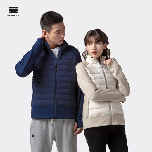 天石户外轻薄羽绒服情侣款短款秋冬季立领90鹅绒保暖轻薄外套 商品图1