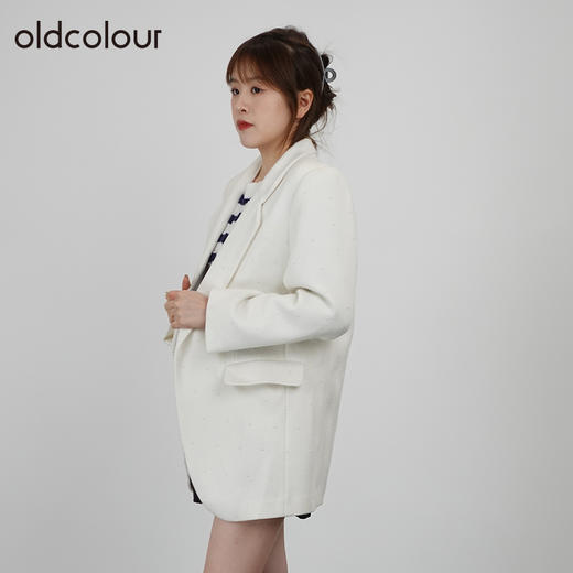 oldcolour春秋商场同款休闲简约宽松气质西装外套女N34048460 商品图3