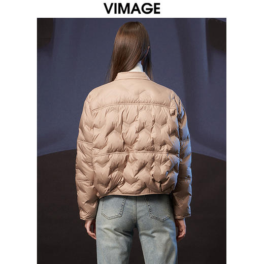  VIMAGE纬漫纪冬季新款时尚白鸭绒短款羽绒服V1811404 商品图4