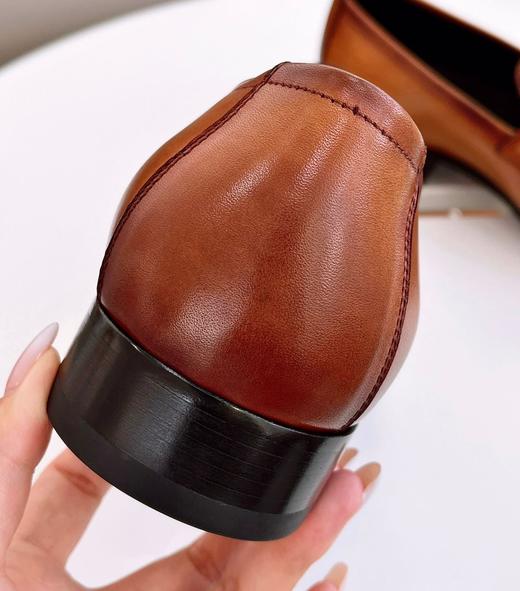 7折 男士 手工鞋界的王者 布鲁提高端手工皮鞋 新款乐福鞋 3色  AZ321 商品图6