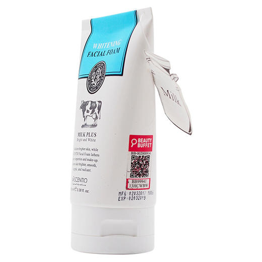 BeautyBuffet scentioQ10牛奶洗面奶100ml*1支 氨基酸洁面乳 温和清洁 提亮控油 泰国进口男女护肤品美丽蓓菲 商品图6