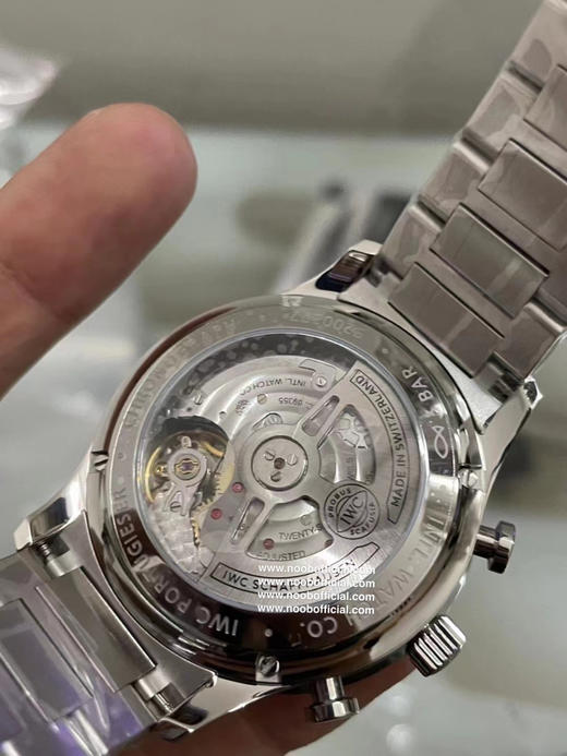 葡计2022经典大作，NOOBFactory推出IWC万国葡萄牙系列计时腕表首款精钢表链款式IW371617。 商品图6