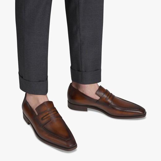 7折 男士 手工鞋界的王者 布鲁提高端手工皮鞋 新款乐福鞋 3色  AZ321 商品图0