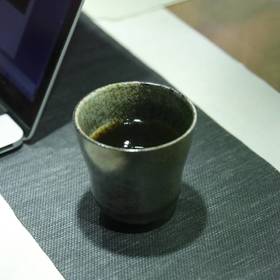 日式咖啡杯主人杯办公用大茶杯窑变