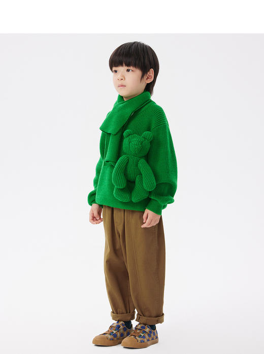 JNBY   22年秋款  绵羊毛质免扣围巾  6M9K10830 商品图3