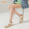 Safiya/索菲娅 2022秋季新品棒球鞋女网红新款百搭休闲绒面透气拼色德训鞋 SF23112429 商品缩略图1