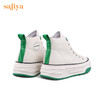 【春节不打烊】Safiya/索菲娅 小白鞋2022冬季新款新潮网红双色高帮鞋厚底系带增高休闲鞋 SF24116181 商品缩略图5