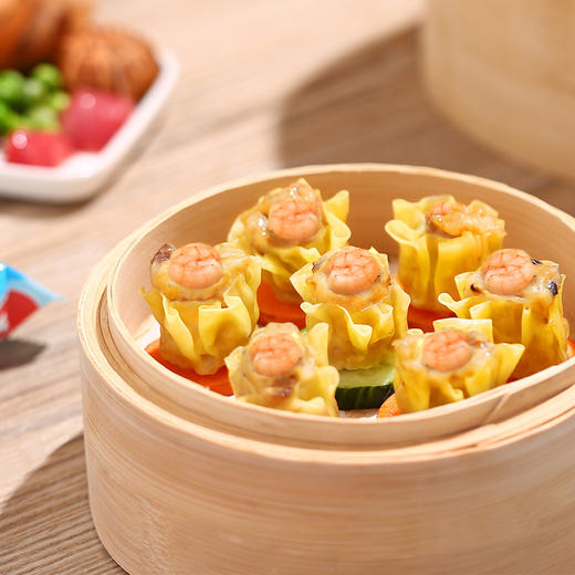 广州酒家 虾仁干蒸烧卖210g*2袋装方便速冻食品广式早茶早餐点心 商品图2