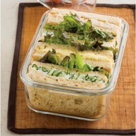 Glasslock进口长方形耐热玻璃饭便当盒微波炉密封冰箱收纳保鲜盒 商品图5