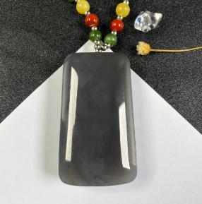 烟青吊坠-无事牌-大 商品图0