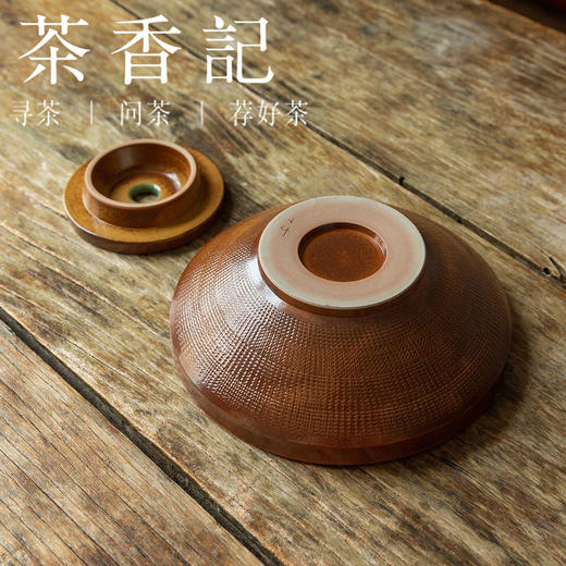 茶香记 双色釉玉镯双层大壶承 青瓷 双色釉 玉石质感 容量大 实用 商品图3