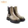 【新品特惠】Safiya/索菲娅  2022秋冬新款长靴女新潮设计感双层炸街厚底小众裤管靴 SF24117136 商品缩略图6