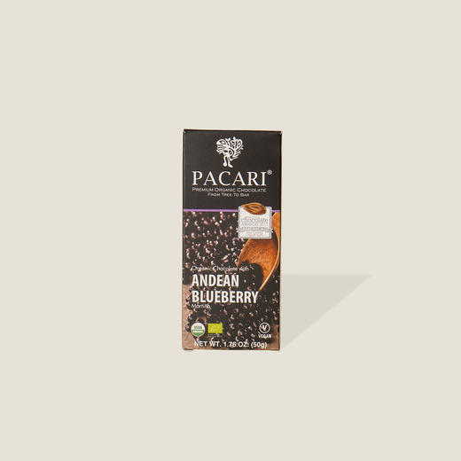 Pacari 60%蓝莓黑巧克力50g 商品图0
