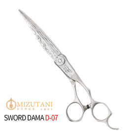日本水谷 平剪  MIZUTANI剪刀SWORD DAMA D-07  半手型手柄/多角度去量操作/锋利/修饰剪/半手型/平剪/7.0