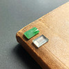 玻璃种和阳绿翡翠无事牌戒面 商品缩略图2
