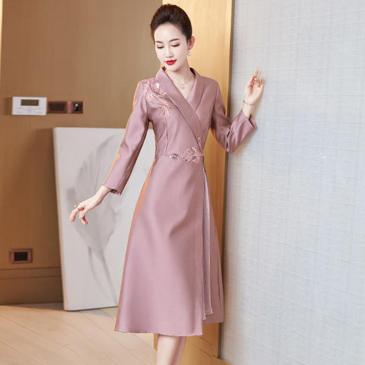 气质时尚，轻奢礼服连衣裙喜婆婆婚宴礼服LC-2255 商品图2