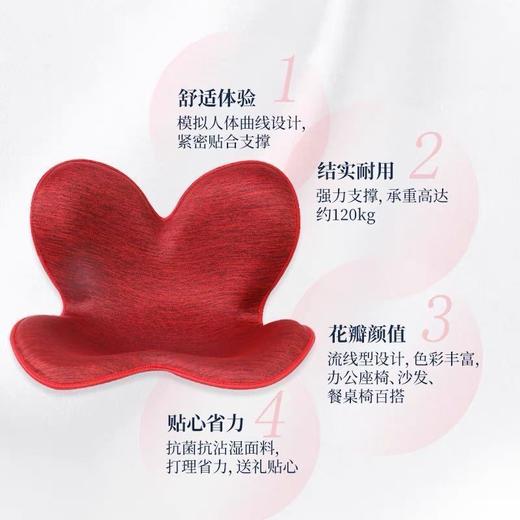 花瓣坐垫办公室久坐不累椅子神器座垫护腰矫正坐姿学生屁垫腰靠垫 商品图3