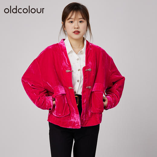 oldcolour2021秋商场同款休闲百搭气质外套上衣女N34042478 商品图3