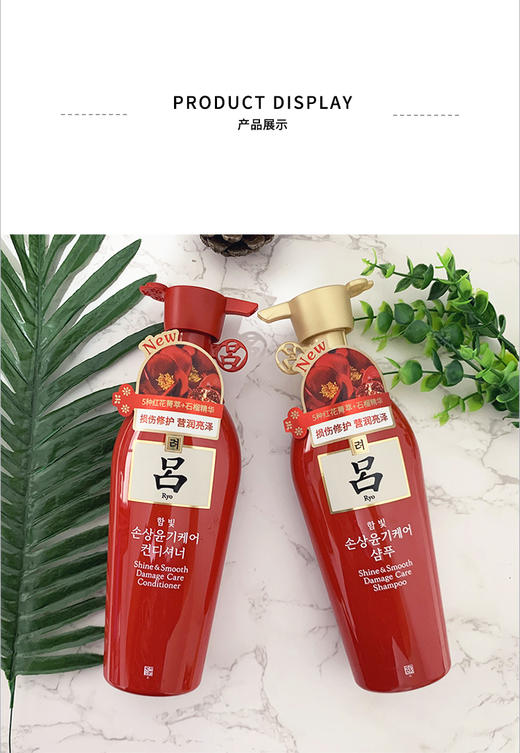 吕含光耀护营润修护洗发水(红) 400G 商品图2