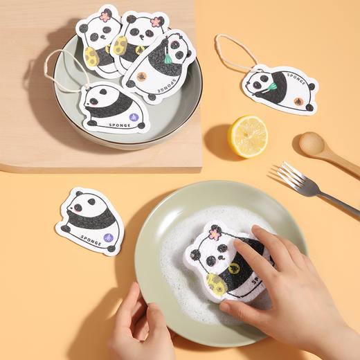 【签到礼品】美丽雅压缩木浆棉家用厨房抹布刷锅刷碗清洁神器 商品图2