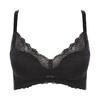 都市丽人自然舒适A杯无磁内衣蕾丝加厚3/4杯文胸三排扣无钢圈LB21G3 商品缩略图6