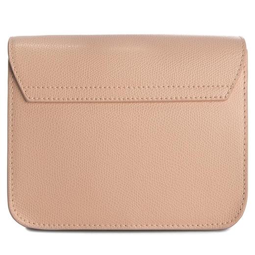 FURLA 芙拉 女士粒面皮革金属字母徽标刻花斜挎单肩包 裸色 884893 商品图2