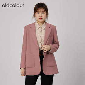 oldcolour2021秋商场同款甜美休闲气质高级感西装外套N34048439A