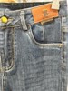 3楼康尼威秋款阔腿兰牛牛仔裤货号2529 商品缩略图1