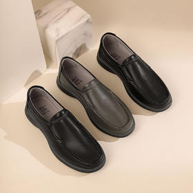 西村名物2022新款正装皮鞋办公鞋婚鞋商务休闲皮鞋牛皮男鞋X12AW10771