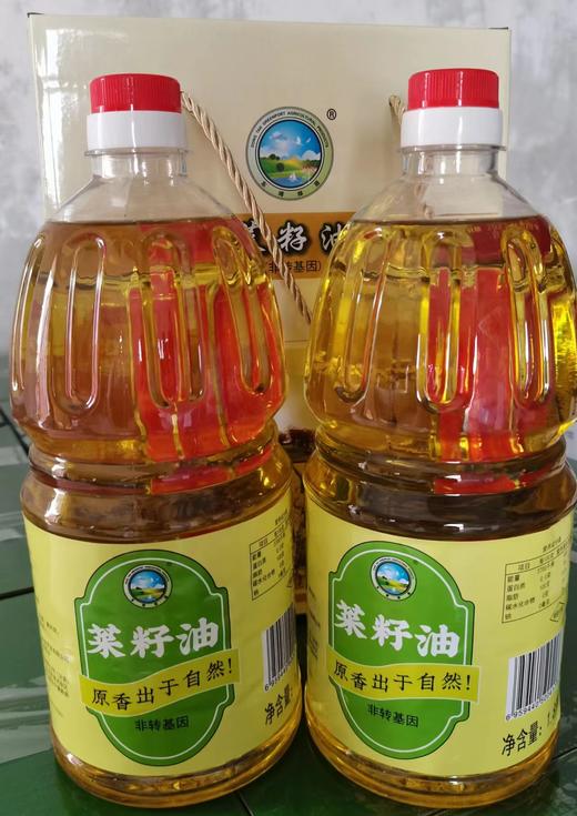 东滩非转基因菜籽油一盒（1.8升*两瓶） 商品图1