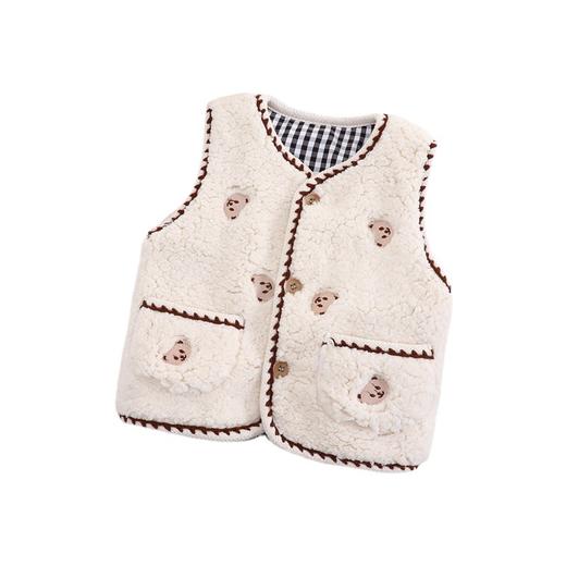 【保暖防寒 柔软舒适】秋冬韩版儿童马甲羽绒棉轻薄洋气小孩保暖外穿坎肩马甲男童潮上衣 商品图4