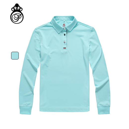 BLW-301A(PROSIMON高尔夫秋冬女款简约风微厚长袖翻领POLO衫） 商品图0