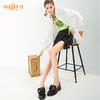 Safiya/索菲娅 浅口单鞋2022秋季新款潮趣简约爱心少女蝴蝶结乐福鞋女 SF23112022 商品缩略图2
