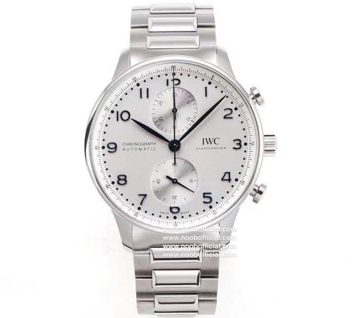 葡计2022经典大作，NOOBFactory推出IWC万国葡萄牙系列计时腕表首款精钢表链款式IW371617。 商品图10