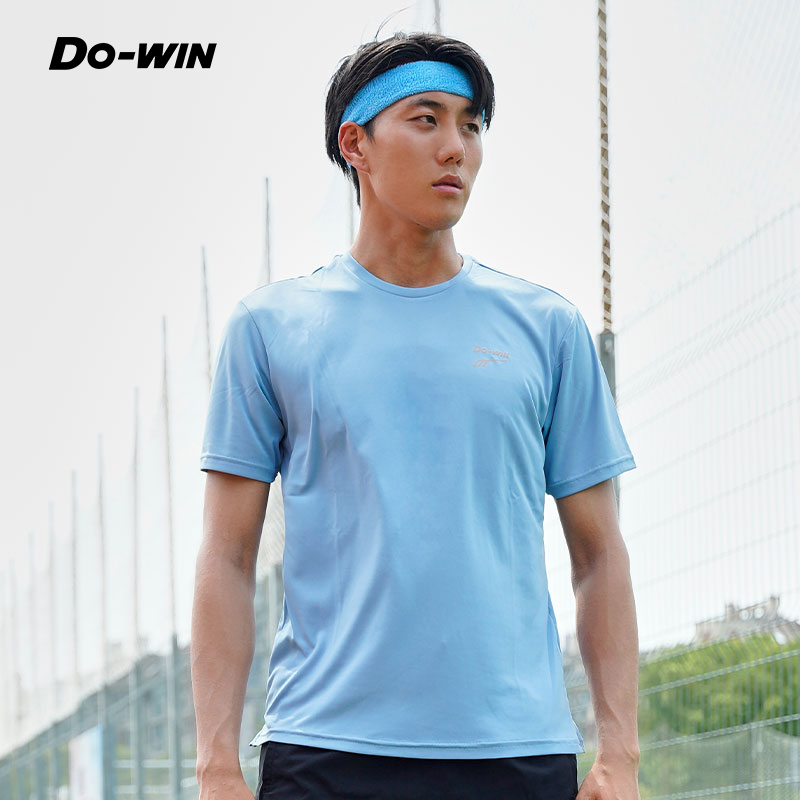 多威运动T恤年新款男女圆领衫跑步训练短袖运动服2212067
