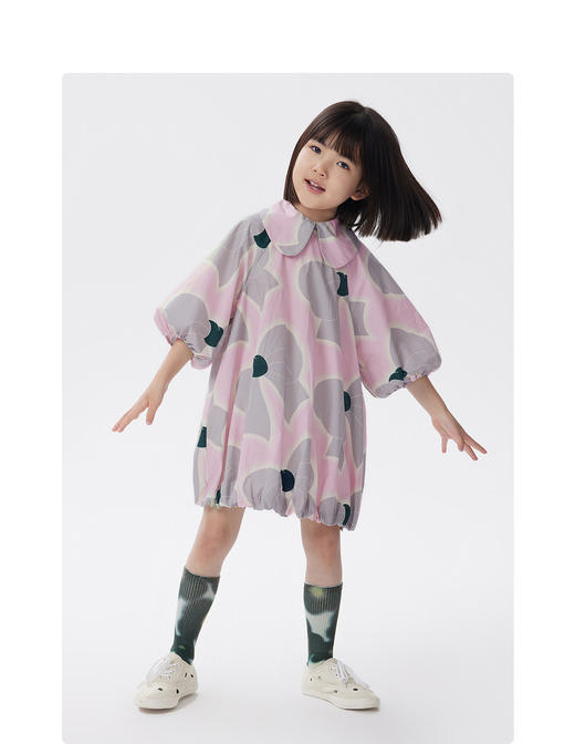 JNBY  22年秋款  休闲印花中筒袜子  6M9N10720 商品图1