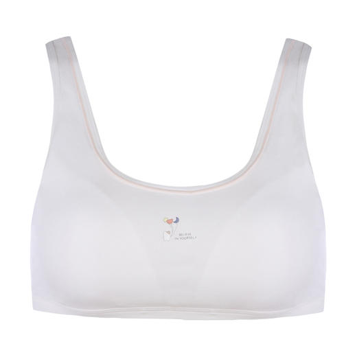 都市丽人少女三步优选成长一阶无尺码内衣棉质超薄夹棉杯少女文胸无排扣无钢圈BB26A2 商品图3