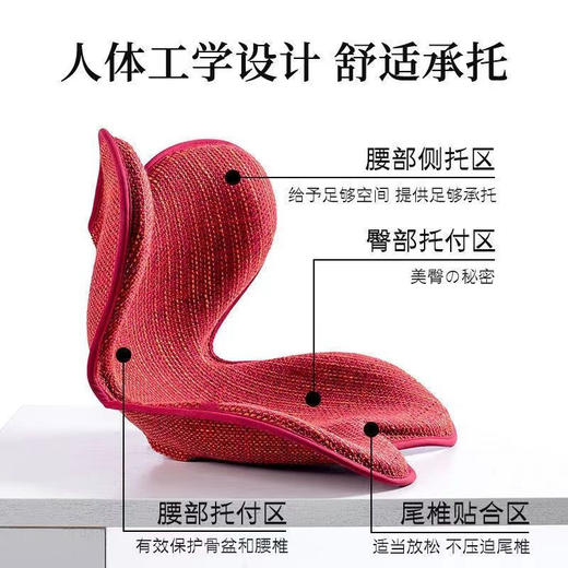 花瓣坐垫办公室久坐不累椅子神器座垫护腰矫正坐姿学生屁垫腰靠垫 商品图6