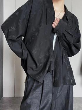 预定|盛唐牡丹 市隐系列V领斜扣收腰衬衣.潮快闪[福利品]
