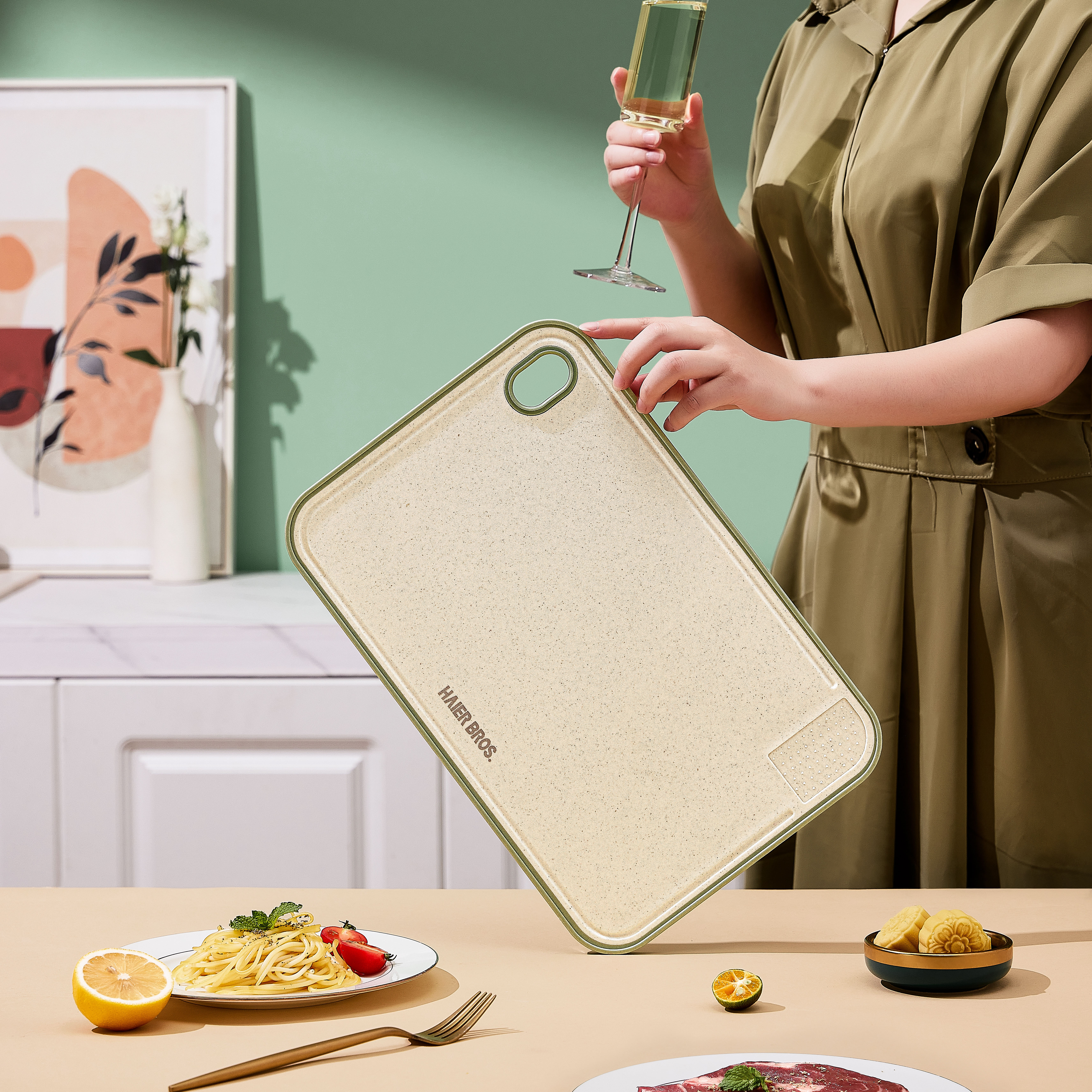 海尔兄弟 家用抗菌防霉砧板