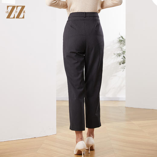 佐尔美秋季新款 百搭条纹长裤女E03KC05 商品图4