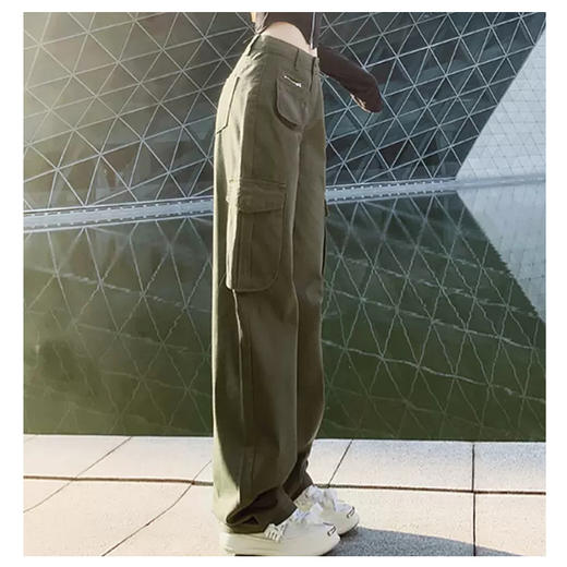 裁缝学苑AX01 复古工装显瘦牛仔裤纸样女装裤子衣服装打版裁剪图 商品图2