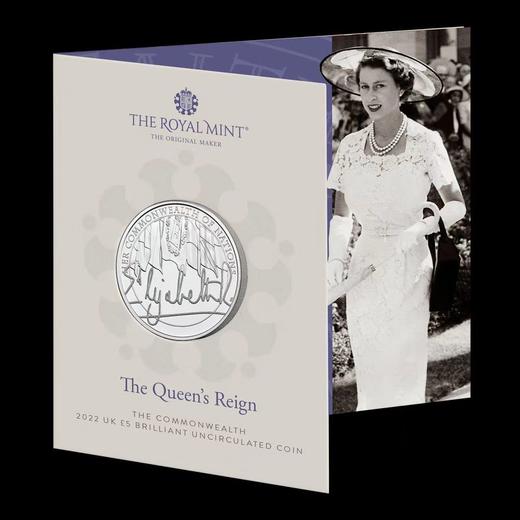 2022英国女王统治系列纪念币，带女王签名 商品图11