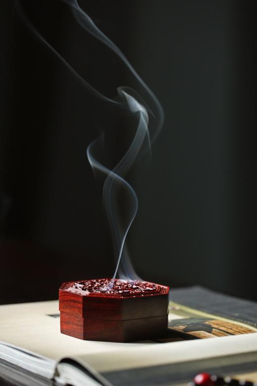 【青山特惠】小叶紫檀 璃龙 熏香炉 b101 商品图5