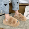 毛毛拖鞋女秋冬新款韩版厚底外穿时尚百搭一字夏季棉拖鞋 商品缩略图2