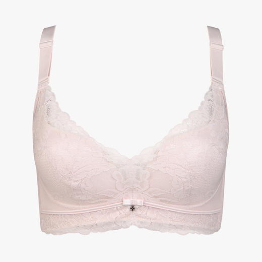 都市丽人聚拢升杯聚拢杯B杯常规内衣蕾丝薄3/4杯文胸四排扣树脂胶圈YB22A3 商品图3