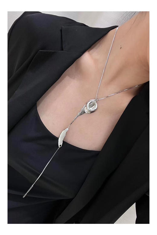 ABOAB｜Selene Necklace [ 项链 银 ]【PHASE】 商品图7