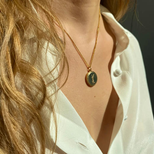 北京仓｜Gigi Paris-YSL-中古纽扣 项链［法国设计师］ 商品图0