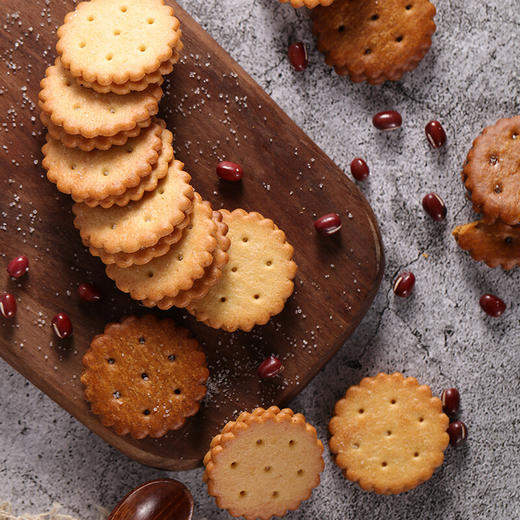 冬己早餐饼干 咸蛋黄/黑糖麦芽5袋装 网红零食口味可选 商品图1