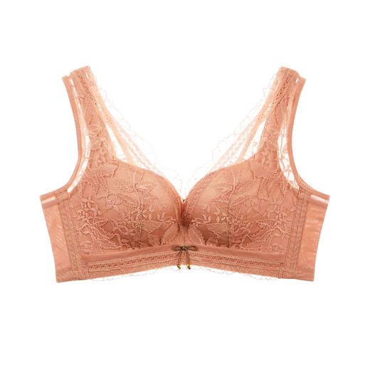 【满3件/59元】【75B】【B杯单件】【秀黛】叶动恋曲无钢圈中厚杯文胸E6113061B【专柜同款】 商品图5